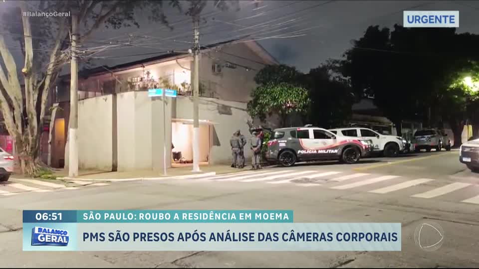 Três policiais são presos por irregularidades durante abordagem em assalto em São Paulo
