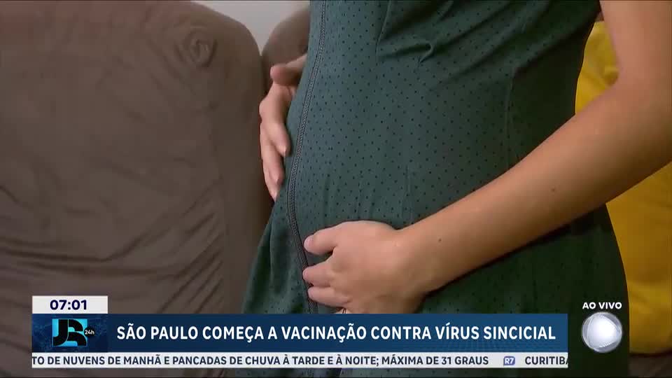 Cidade de São Paulo começa a vacinar gestantes contra vírus que causa bronquiolite em bebês
