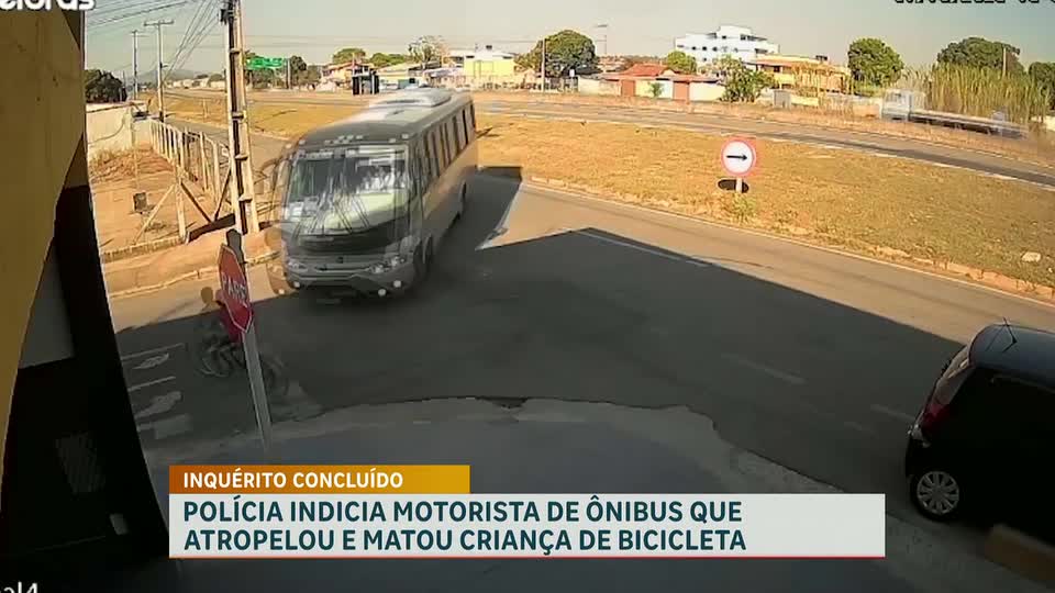 Polícia indicia motorista de ônibus que atropelou e matou criança de bicicleta na Grande BH
