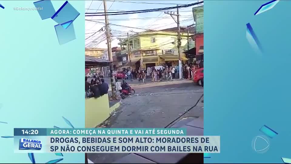 Moradores da zona leste de São Paulo sofrem com bailes funk e som alto nas ruas