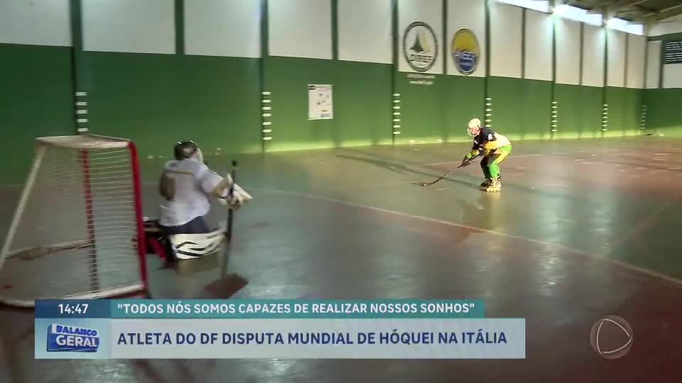 Hóquei ganha espaço no DF e atleta conquista espaço em mundial na Itália