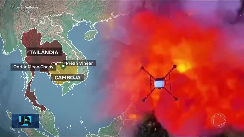 Tailândia lança novos ataques aéreos na fronteira com o Camboja e deixa pelo menos cinco mortos