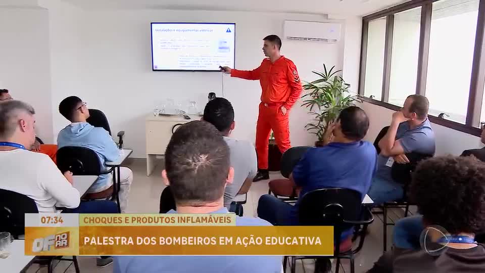 Bombeiros destacam cuidados essenciais para evitar incêndios em locais de trabalho