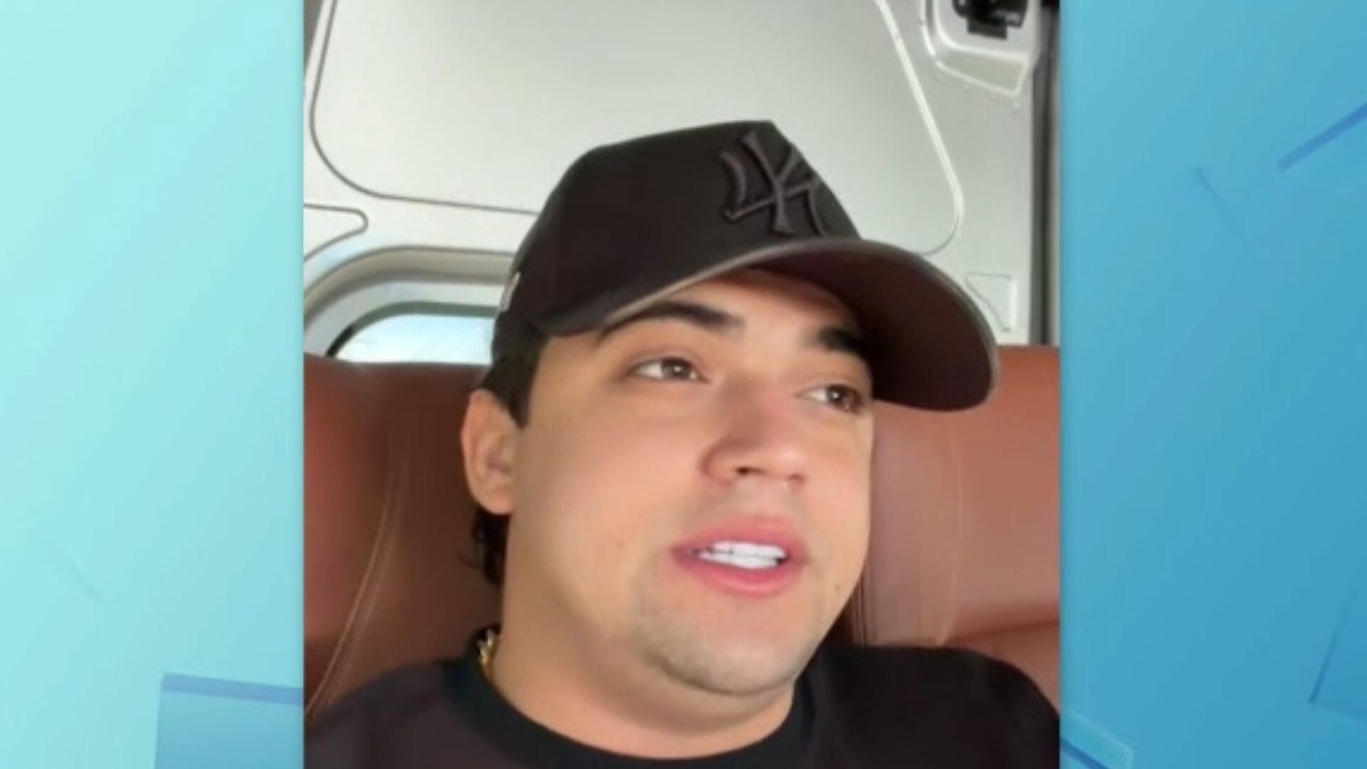 Natanzinho Lima desconfia de plateia após ser atingido por fogos em show em Guarulhos (SP)