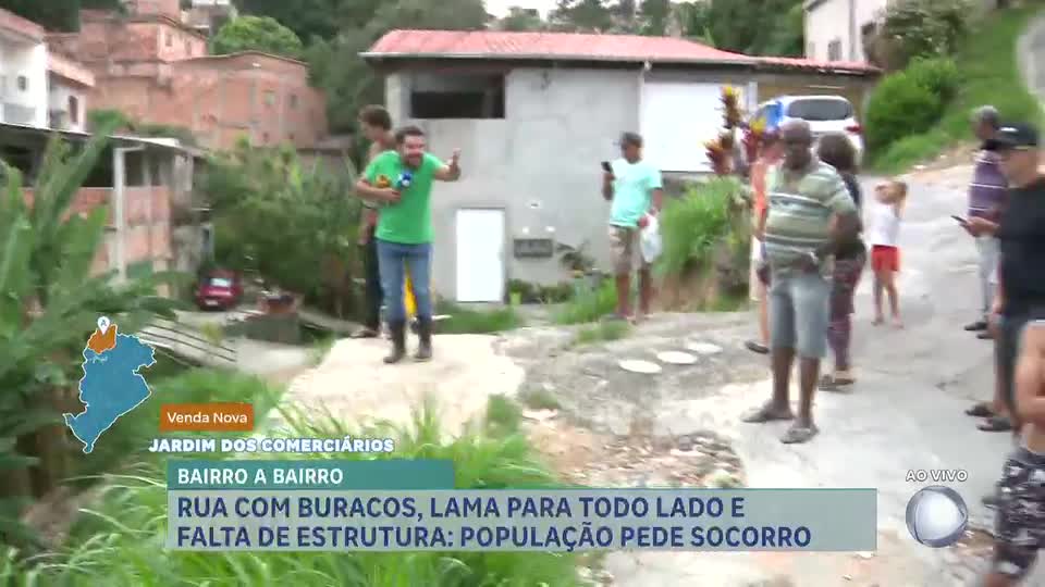 BAIRRO A BAIRRO: moradores enfrentam dificuldades em rua sem estrutura na região de Venda Nova