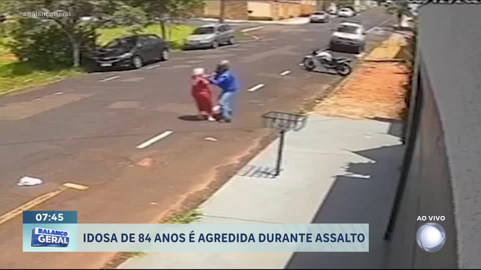 Idosa de 84 anos é agredida durante assalto em Franca (SP)