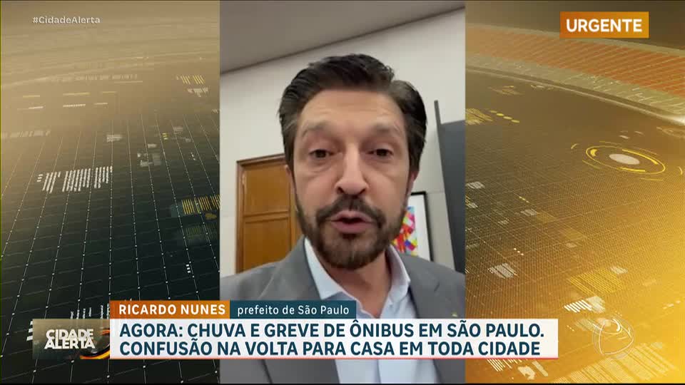 Greve de ônibus: Ricardo Nunes pressiona empresários e sai em defesa dos trabalhadores