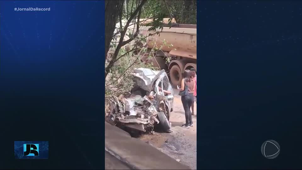 Caminhão desgovernado provoca grave acidente em rodovia perto de Belo Horizonte (MG)