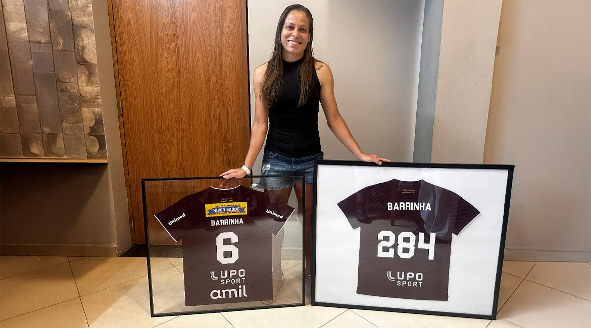 Jogadora das Guerreiras Grenás se despede dos gramados aos 37 anos