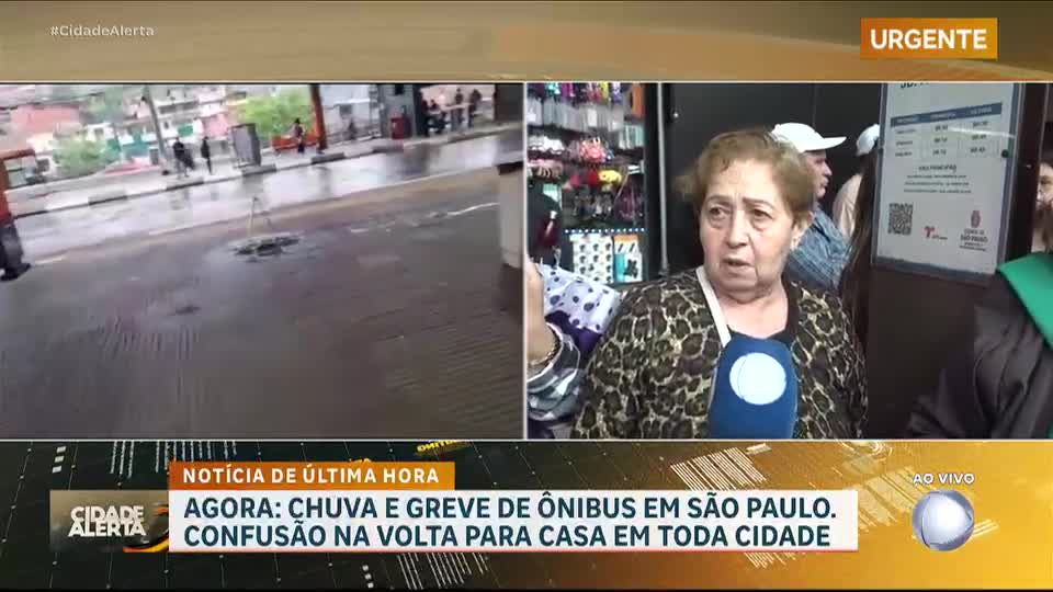 Greve de ônibus revolta passageiros em São Paulo: 'Isso é uma pouca vergonha'