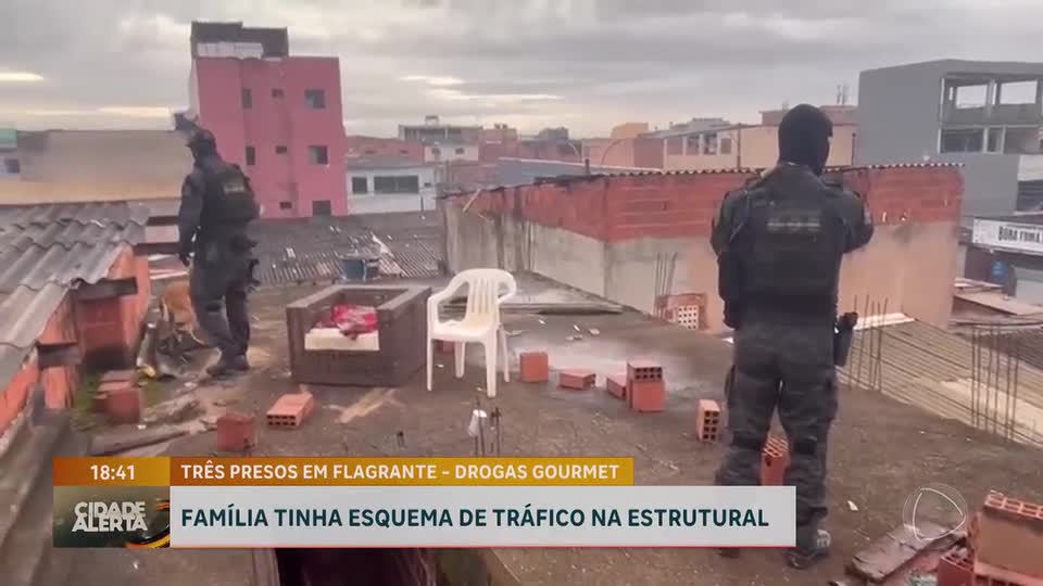Polícia Civil prende família que tinha esquema de tráfico de drogas na Cidade Estrutural (DF)
