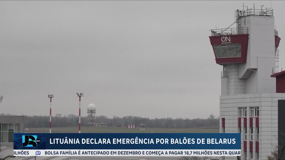 Lituânia declara emergência por balões de Belarús