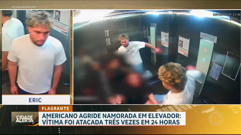 Turista americano é preso após agredir namorada em elevador no Rio