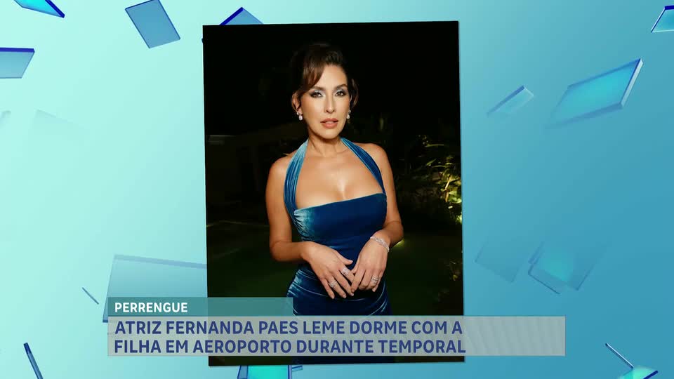 HORA DA VENENOSA: Fernanda Paes Leme enfrenta voo cancelado e precisa dormir em aeroporto