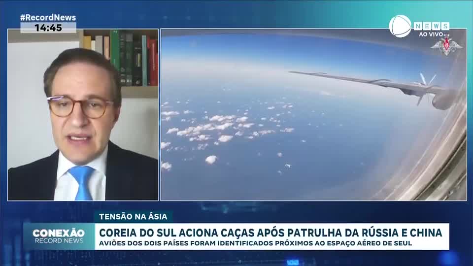 Coreia do Sul aciona caças após patrulha da Rússia e China