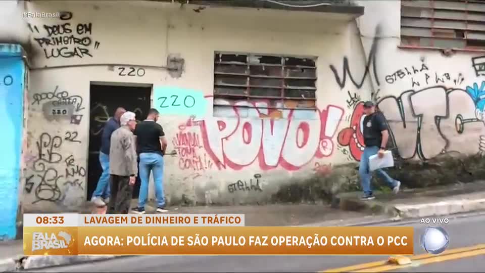 Polícia de SP realiza operação contra PCC por lavagem de dinheiro