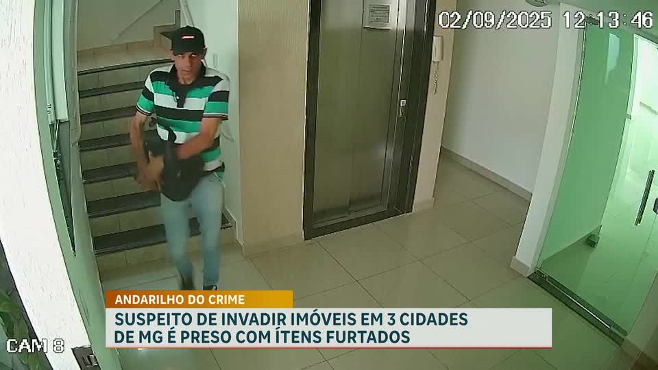 Polícia Civil detalha prisão de supeito de furtos a apartamentos em Contagem e no Triângulo Mineiro