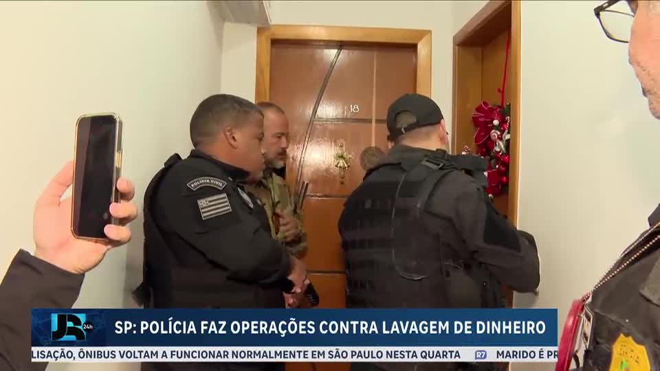Polícia Civil de SP realiza operações contra lavagem de dinheiro e estelionato