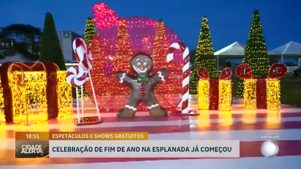 GDF inaugura ‘Nosso Natal’ na Esplanada dos Ministérios com programação gratuita