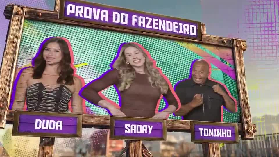 Duda, Saory ou Toninho? Peões disputam Prova do Fazendeiro nesta quarta (10) | A Fazenda 17