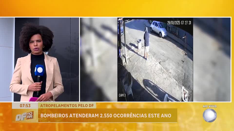 Atropelamento de idoso em Ceilândia alerta aumento de casos no DF: mais de 2,5 mil casos em 2025