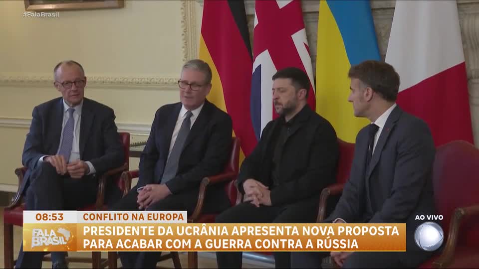 Zelensky envia proposta de paz atualizada aos EUA
