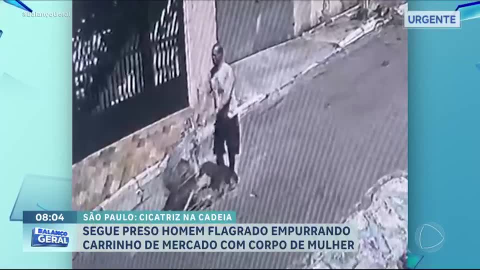 Homem flagrado transportando corpo de mulher insiste que não matou a vítima