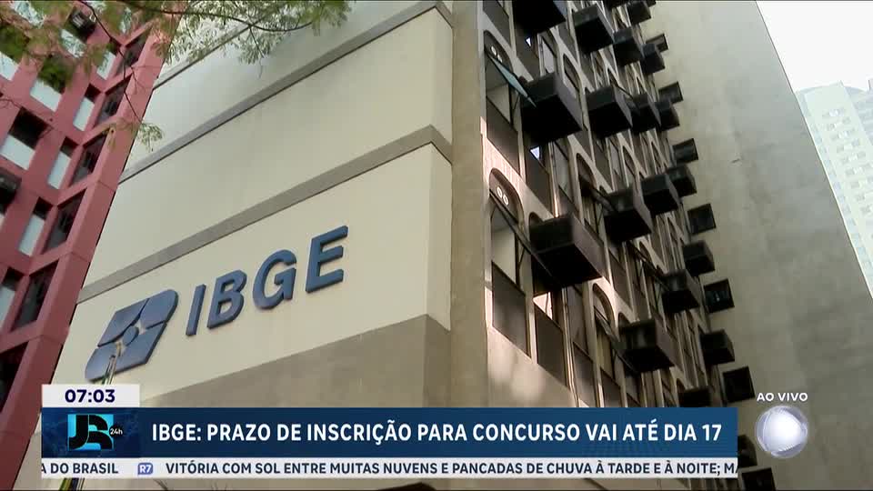 Prazo para inscrição em concurso do IBGE vai até 17 de dezembro