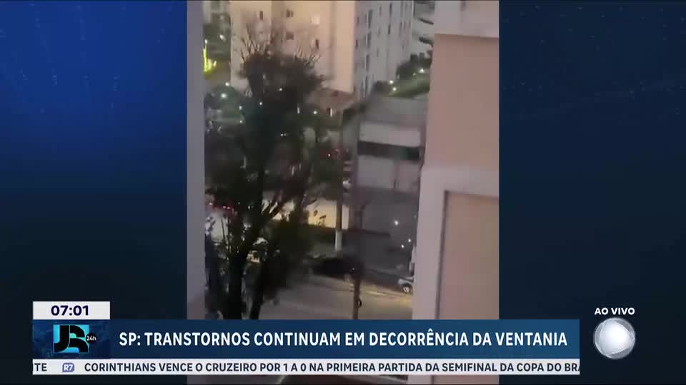 Mais de 1,5 milhão de imóveis amanhecem sem energia após vendaval em São Paulo