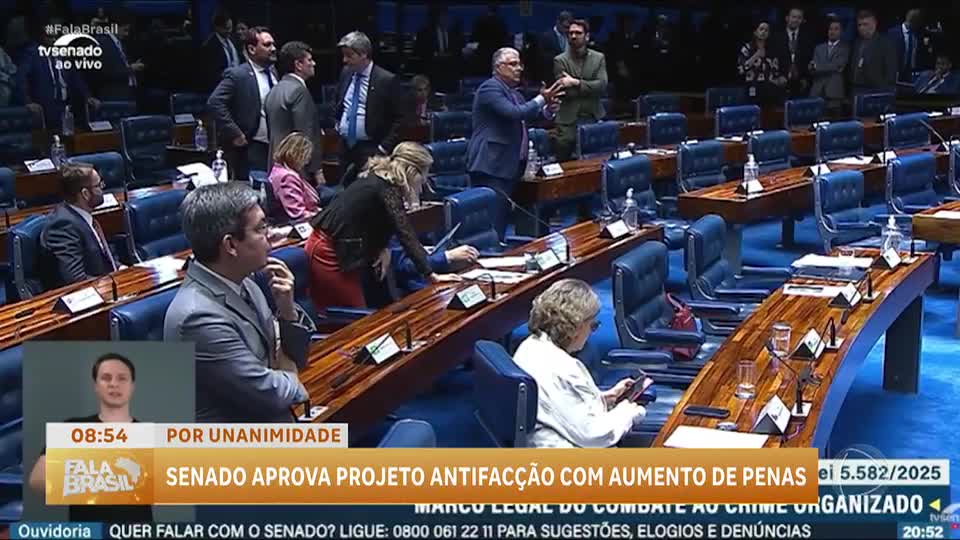 Senado aprova novo marco legal contra o crime organizado