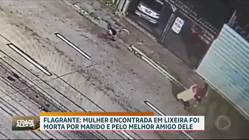 Mulher encontrada morta em lixeira foi assassinada pelo companheiro e pelo melhor amigo dele