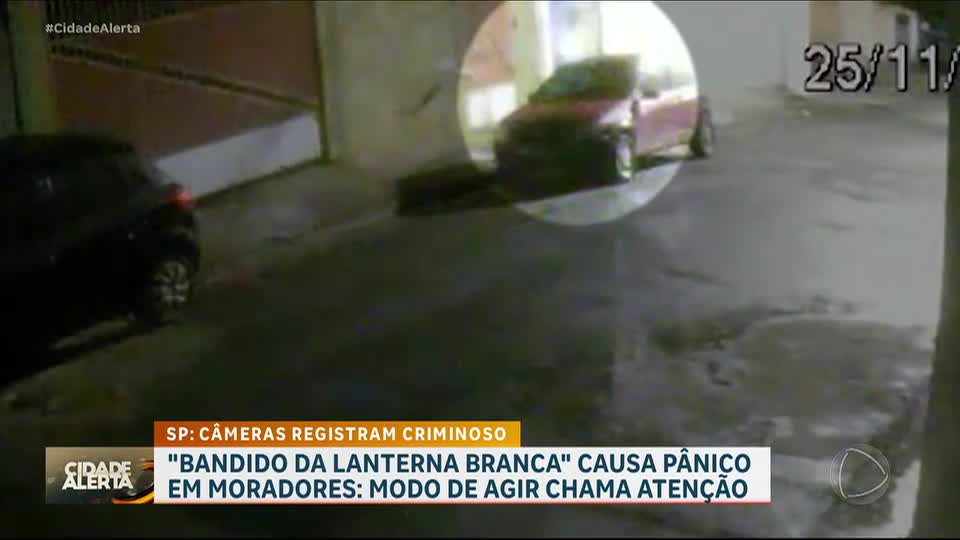 ‘Bandido da lanterna’ assalta e assusta moradores de Guarulhos, na Grande São Paulo