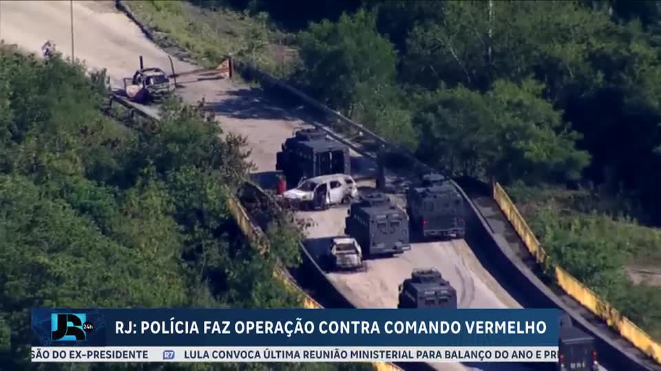 Polícia do Rio de Janeiro faz operação contra expansão do Comando Vermelho