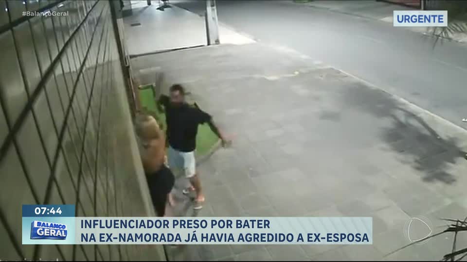 Influenciador preso por bater na ex-namorada já havia agredido ex-mulher em Alagoas