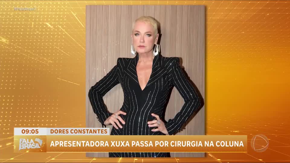 Xuxa Meneghel realiza cirurgia na coluna em São Paulo