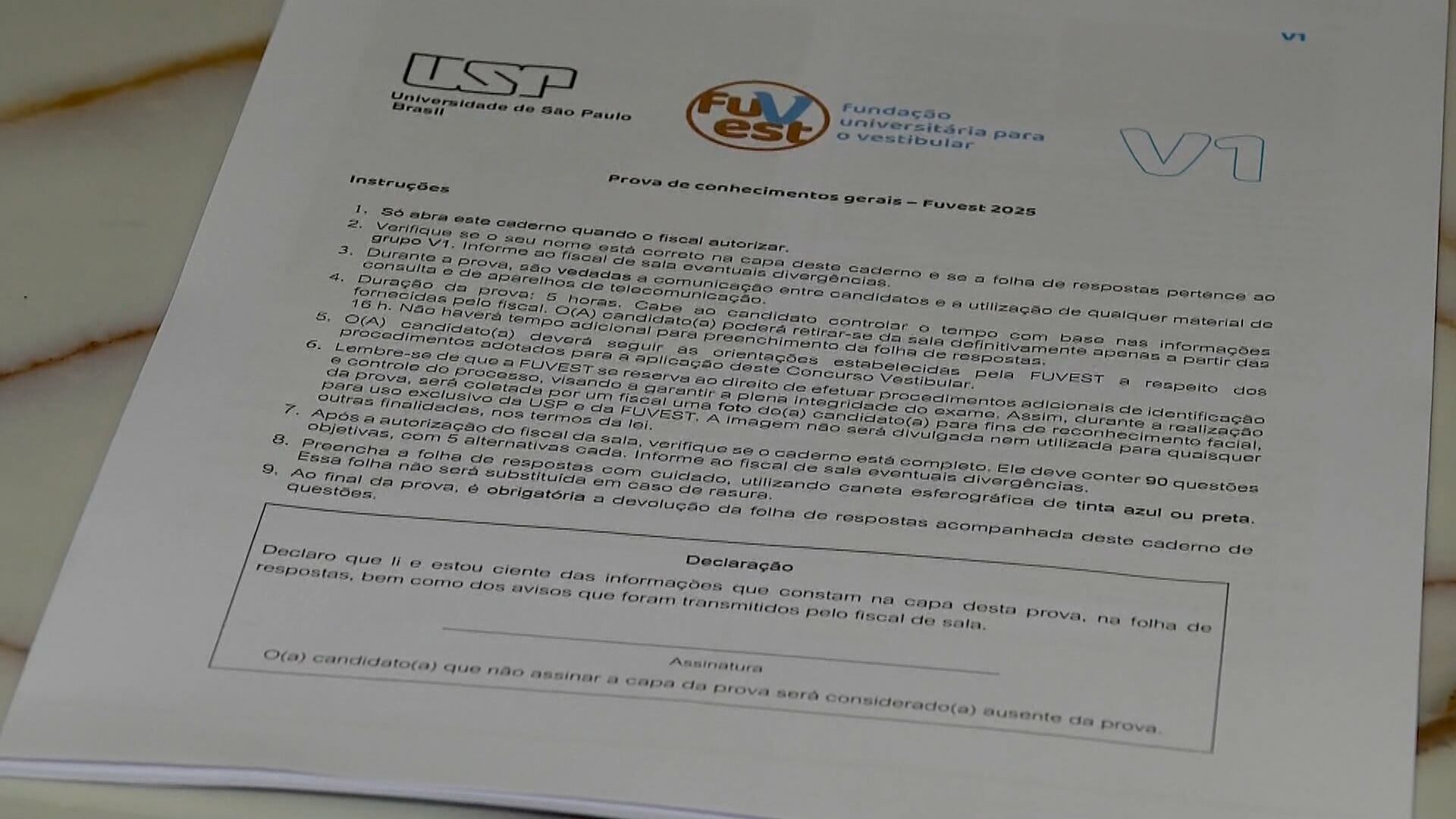 Saiba o que muda na prova de redação da Fuvest 2026