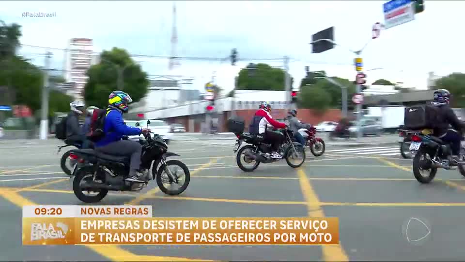 Empresas suspendem serviço de mototaxi em São Paulo devido a novas regras