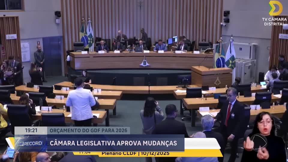 Câmara Legislativa aprova lei de diretrizes orçamentárias para 2026