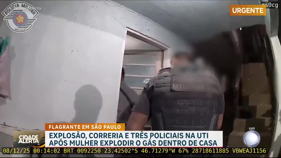 Policiais militares e bombeiros ficam feridos após explosão em casa na zona norte de SP