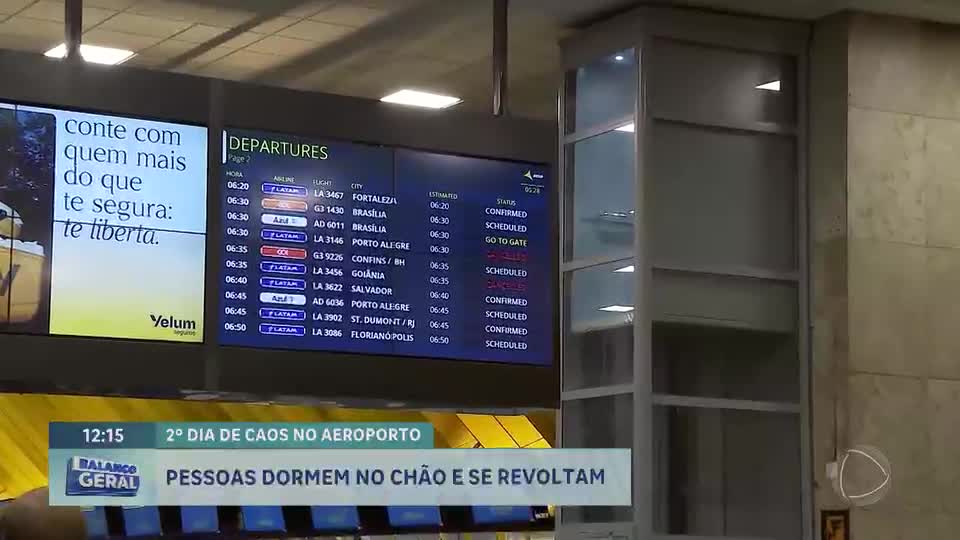 Defesa Civil emite alerta para ventos fortes e voos seguem atrasados em Brasília e São Paulo