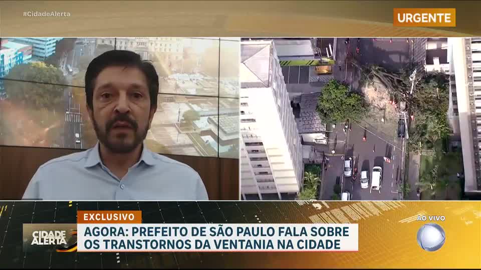 Ricardo Nunes se pronuncia sobre transtornos da ventania: ‘Essa empresa tem que sair de São Paulo’