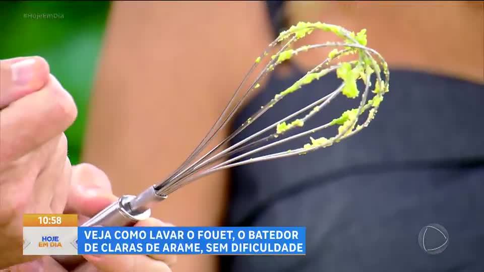 Truques de Cozinha: Veja como lavar o fouet, o batedor de claras de arame, sem dificuldade