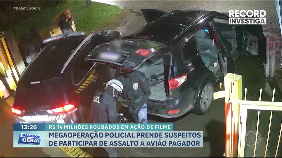 Operação policial prende suspeitos de participar de assalto a avião pagador em Caxias do Sul (RS)