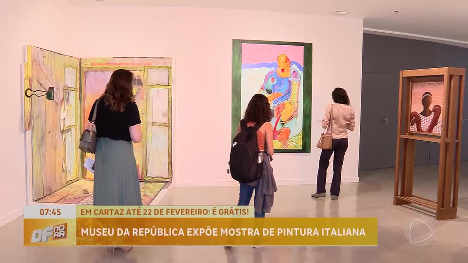 Mostra internacional gratuita apresenta nova geração da arte italiana em Brasília