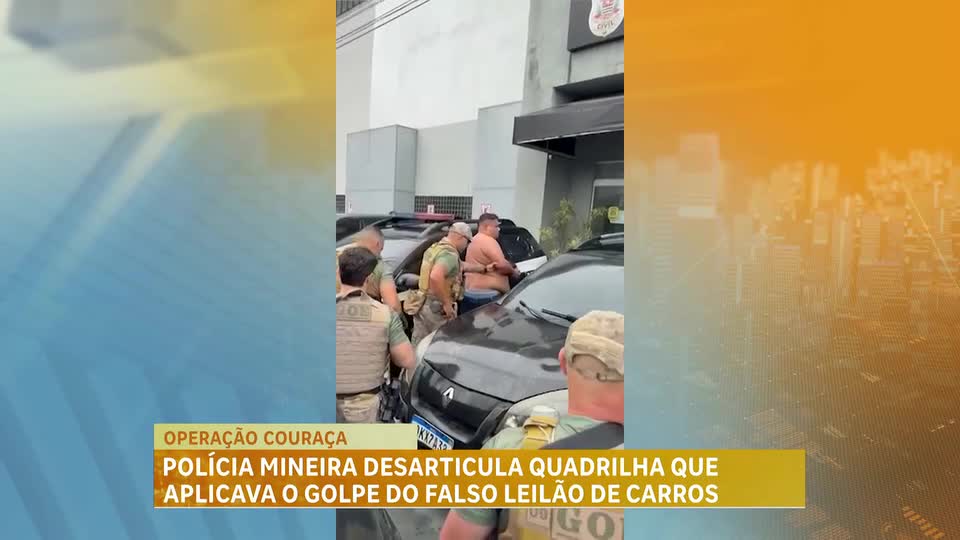 Polícia mineira desarticula quadrilha que aplicava golpe do falso leilão de carros