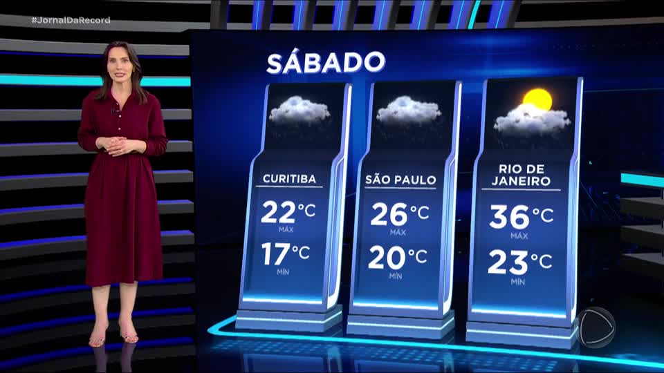 Confira a previsão do tempo para este sábado (13)