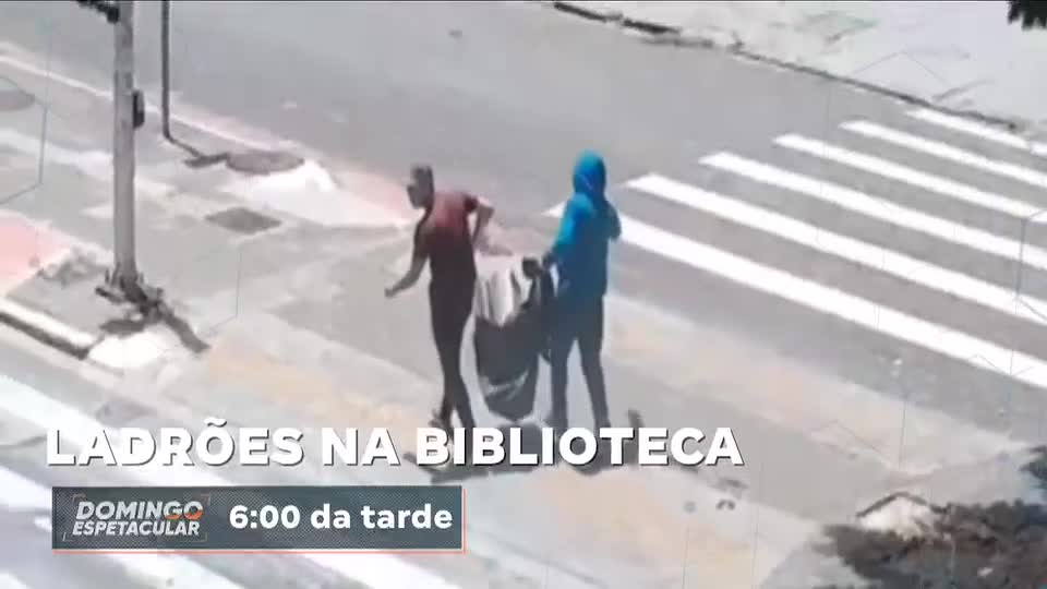 Domingo Espetacular dá detalhes sobre o roubo à Biblioteca Mário de Andrade