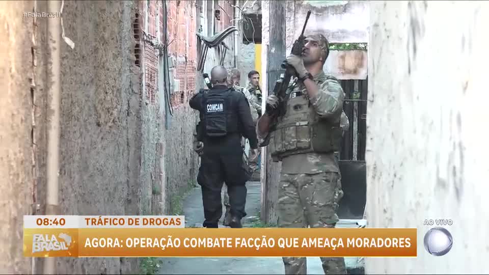 Polícia do Rio prende oito pessoas em ação contra o Comando Vermelho