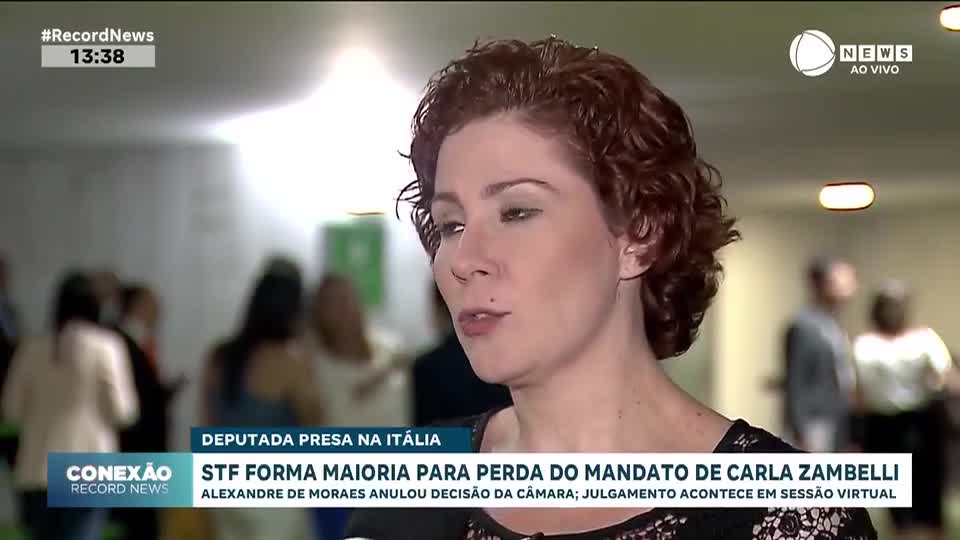 STF forma maioria para perda do mandato de Carla Zambelli