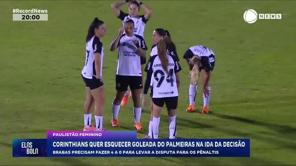 Corinthians quer esquecer goleada do Palmeiras na ida da decisão